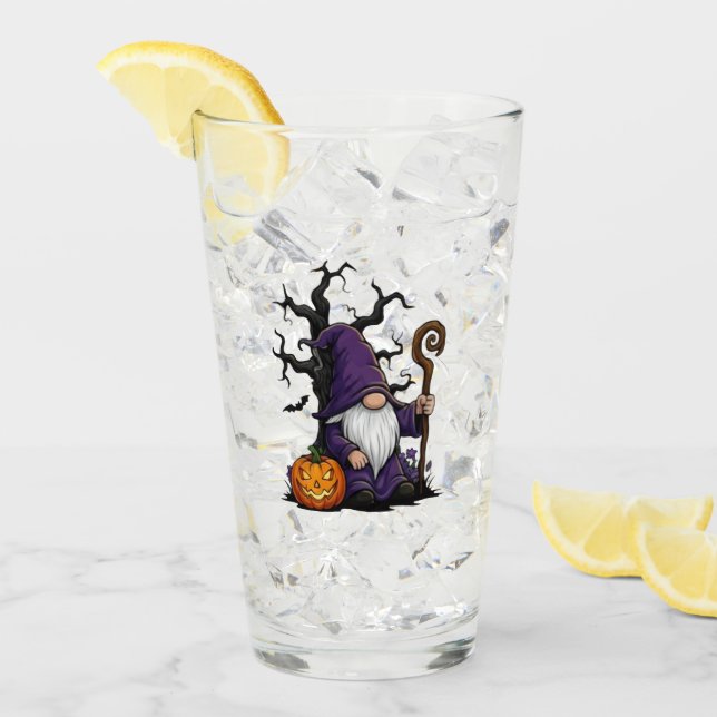 Halloween Gnom Glas Kopp (Framsida Ice)