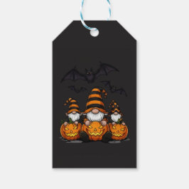 Halloween Gnom Presenttagg Presentetikett