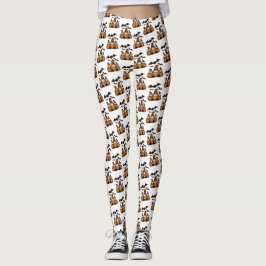 Halloween Gnom Träningsbyxor Leggings