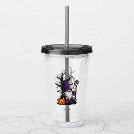 Halloween Gnome Akryl Tumbler Take Away Mugg