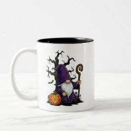 Halloween Gnome Coffee Mug Två-Tonad Mugg