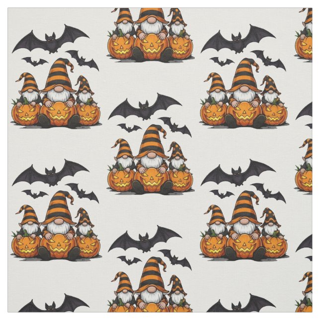 Halloween Gnome Fabric Tyg (Provkarta)