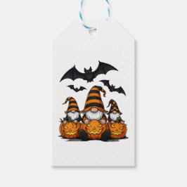 Halloween Gnome Gift Tag Presentetikett