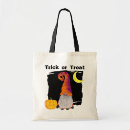 Halloween Gnome-guiden Bus eller godis Tygkasse