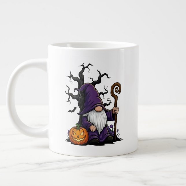 Halloween Gnome Jumbo Specialty Mug Jumbo Mugg (Vänster)