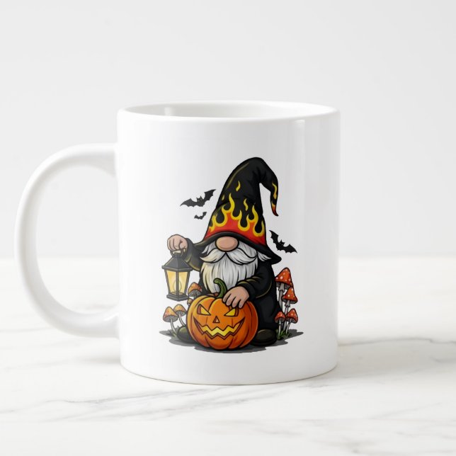 Halloween Gnome Jumbo Specialty Mug Mugg (Vänster)