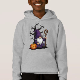 Halloween Gnome Kids Pullover Hoodie T Shirt