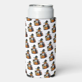 Halloween Gnome Koozie
