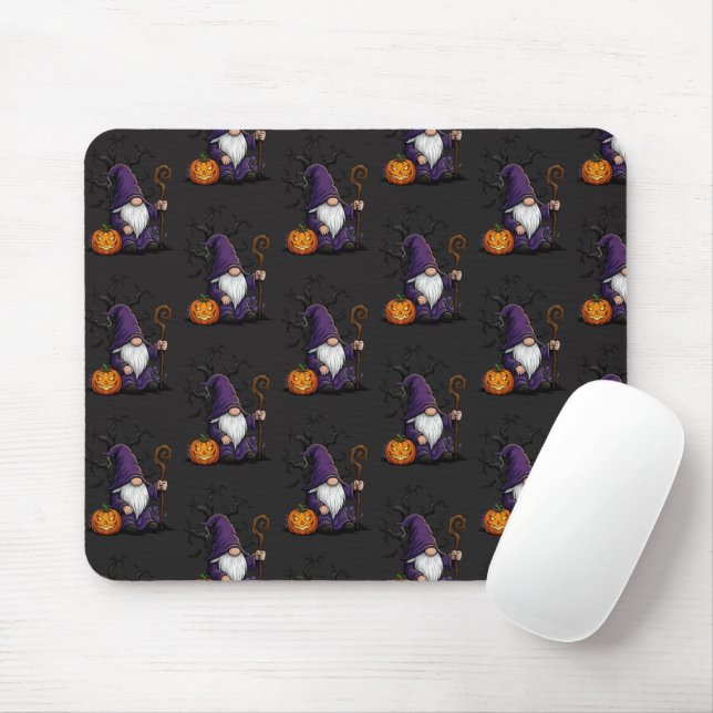 Halloween Gnome Mousepad Musmatta (Med mus)