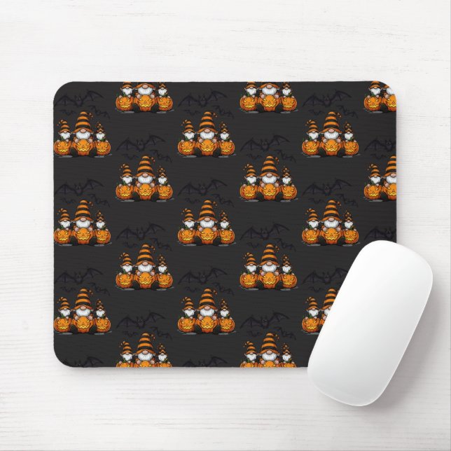 Halloween Gnome Mousepad Musmatta (Med mus)