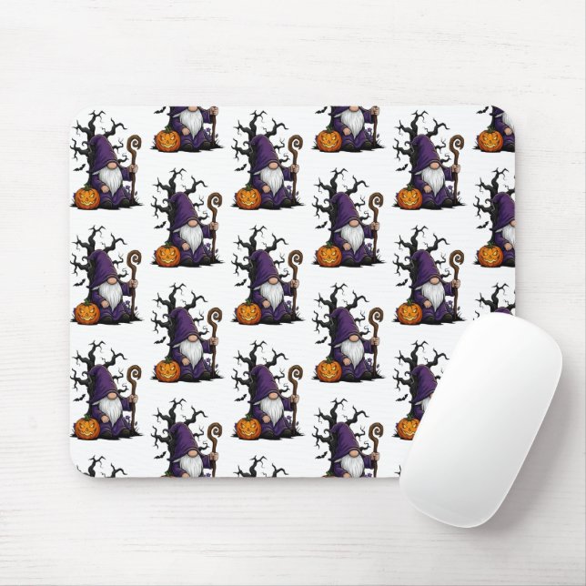 Halloween Gnome Mousepad Musmatta (Med mus)