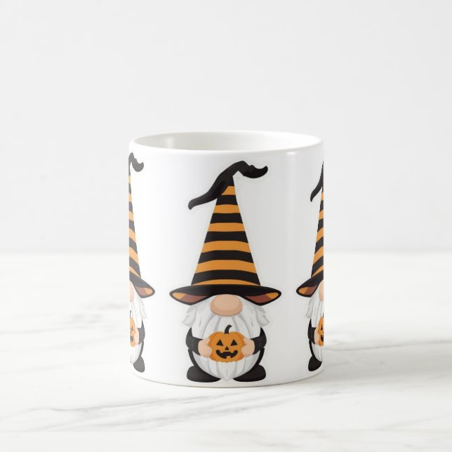 Halloween Gnome Mugg | Söt Pumpa Kaffe kopp (Center)