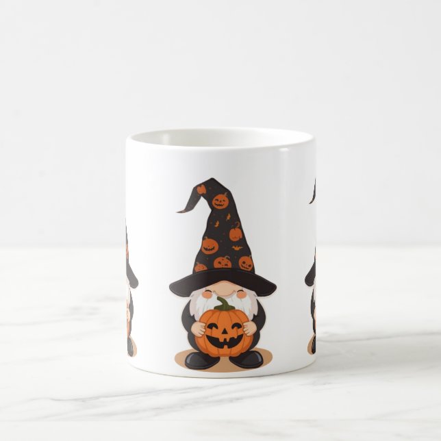 Halloween Gnome Mugg | Söt Pumpa Kaffe kopp (Center)