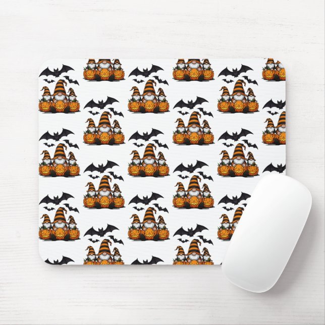 Halloween Gnome Musmatta (Med mus)