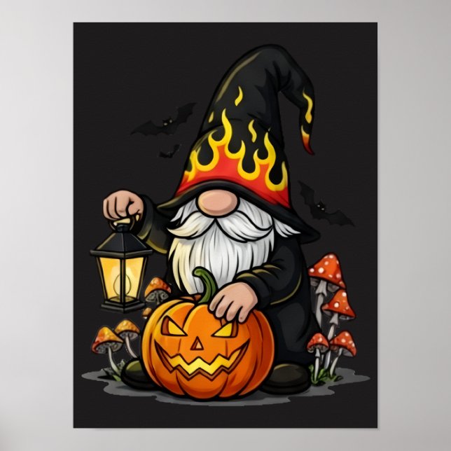 Halloween Gnome Poster (Framsidan)