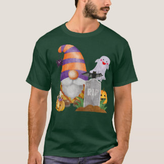 Halloween Gnome söt Gnome Halloween Costume Pumpk T Shirt