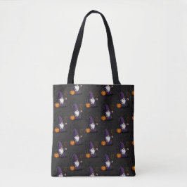 Halloween Gnome Tote Bag Tygkasse