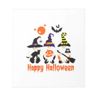 Halloween Gnomes Cute Autumn Pumpkin Fall Anteckningsblock