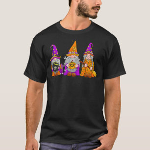 Halloween Gnomes Cute Autumn Pumpkin Fall Funny Ho T Shirt