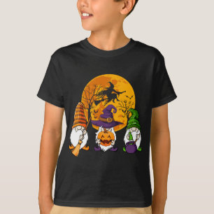 Halloween Gnomes Cute Autumn Pumpkin Fall Knomes T Shirt