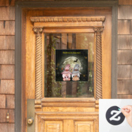 Halloween Gnomes Full Moon Family