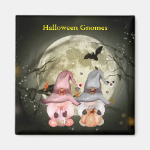 Halloween Gnomes Full Moon Family