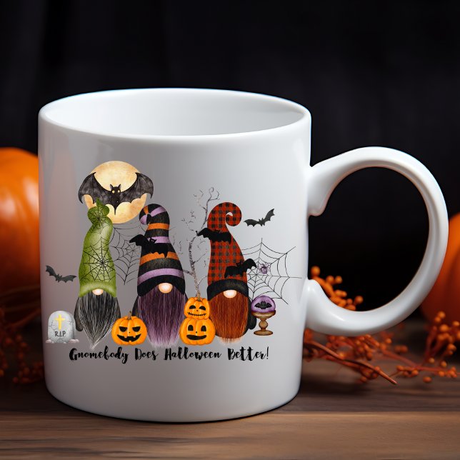 Halloween Gnomes | Funny Gnome T-Shirt Mugg (Skapare uppladdad)
