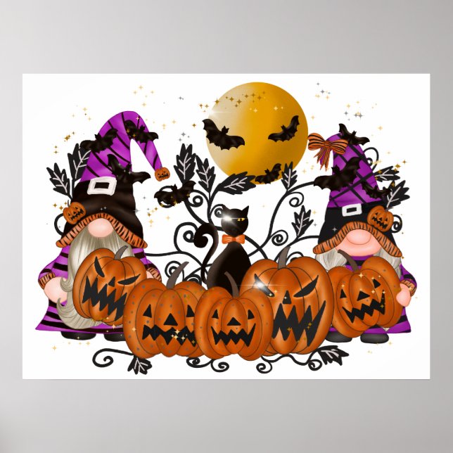 Halloween Gnomes Poster (Framsidan)