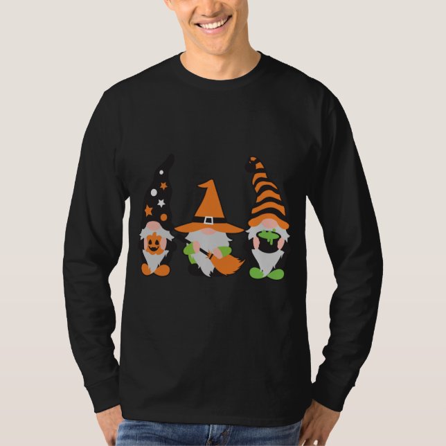 Halloween Gnomes T Shirt (Framsida)