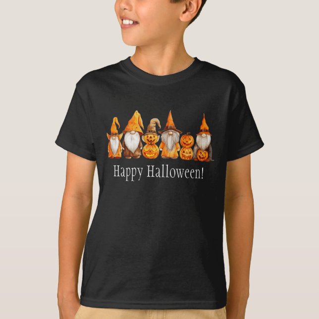 Halloween Gnomes T Shirt (Framsida)