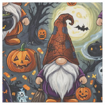 Halloween Gnommönster Tyg