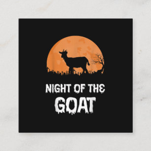 Halloween Goat Costume Gift Fyrkantigt Visitkort