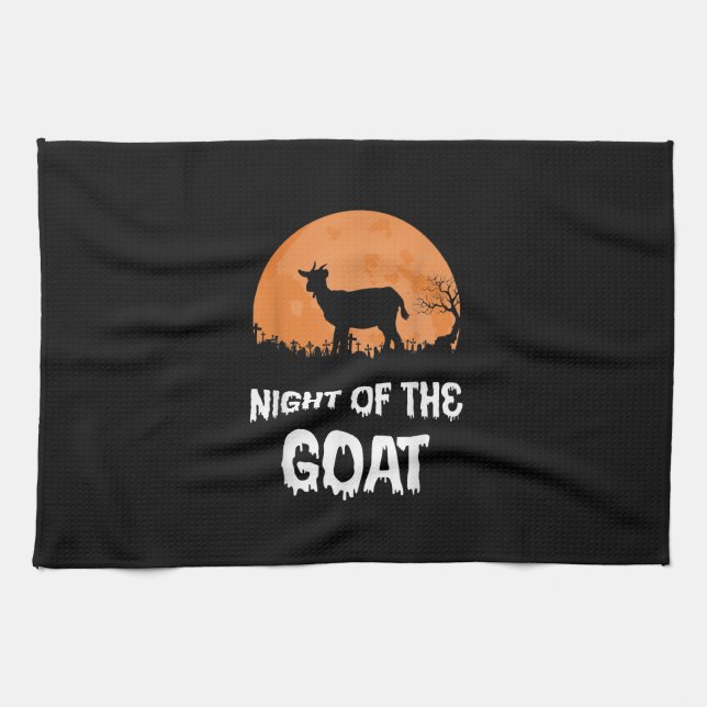 Halloween Goat Costume Gift Kökshandduk (Horisontell)