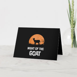 Halloween Goat Costume Gift Kort