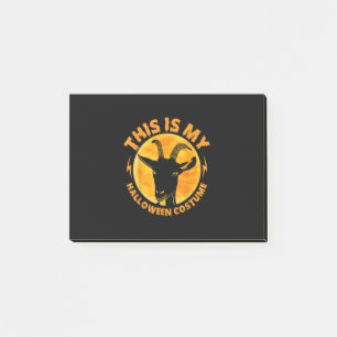 Halloween Goat Costumes Funny Goat Farming Farmer Post-it Block