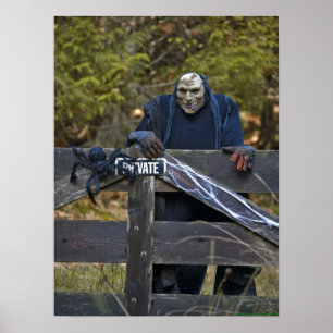 Halloween Goblin Porträtt - Utskrift av finkonst Poster