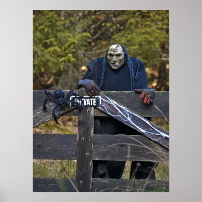 Halloween Goblin Porträtt - Utskrift av finkonst Poster (Framsidan)