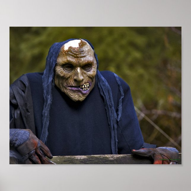 Halloween Goblin stäng upp - fintecknade utskrift Poster (Framsidan)