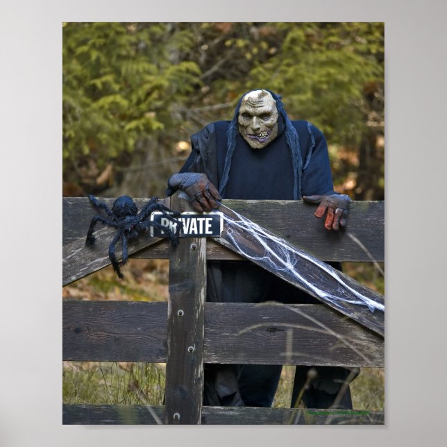 Halloween-goblinporträtt - Fint konsttryck Poster (Framsidan)