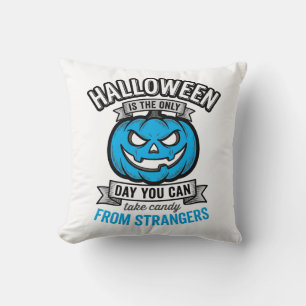 Halloween Godis Från Främlingar Vintage Pumpa Des Kudde