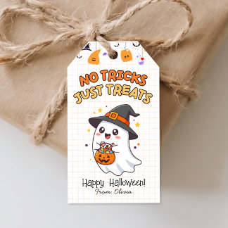 Halloween-godis godsaker, Inga tricks bara godsake Presentetikett