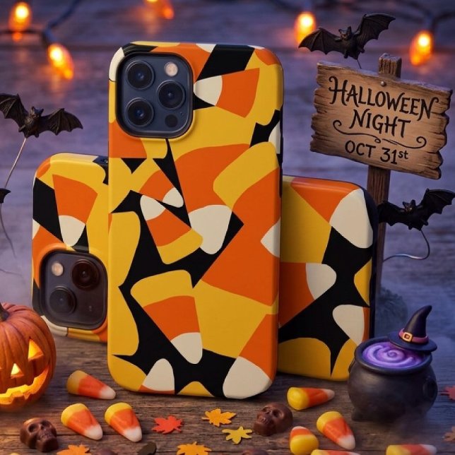 Halloween Godis Majs Sömlöst Mönster (Skapare uppladdad)