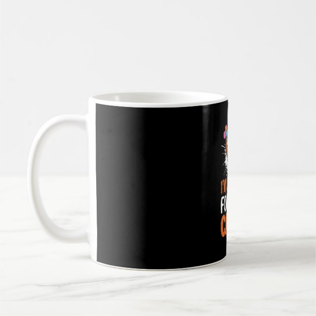 Halloween Godis Monster Citat Design Kaffemugg (Vänster)