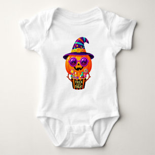 Halloween Godis Pumpa Bus eller Bedrägeri T Shirt