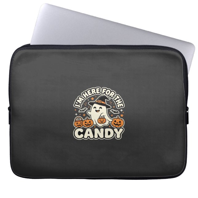 Halloween Godis Spök Pumpa Design Laptop Fodral (Framsidan)
