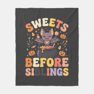 Halloween Godis Syskonbyte Fleecefilt