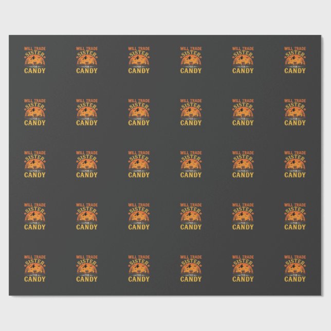 Halloween Godis Systerbytesdesign_1 Presentpapper (Platt)