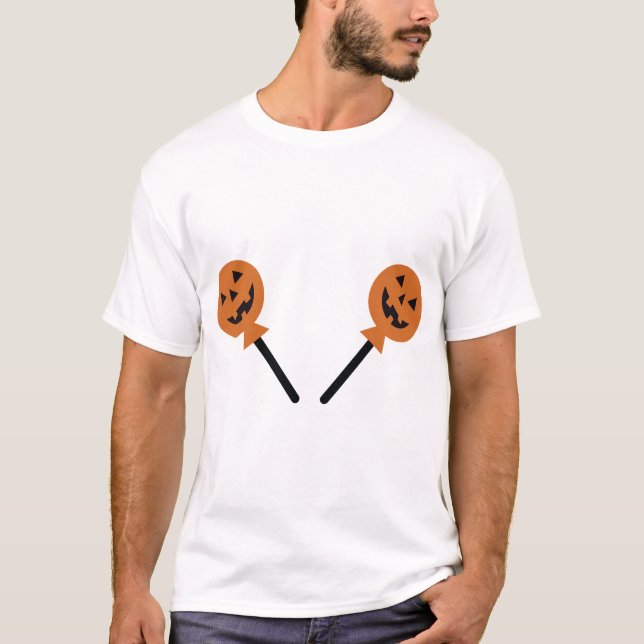 Halloween-godis T Shirt (Framsida)