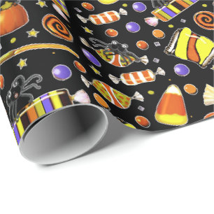 Halloween Godis till trick-or-treat Presentpapper