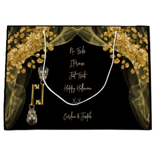 Halloween-godisar Glitter & Guld Spökliga Döskalla